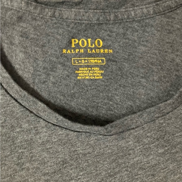 (2) Polo Ralph Lauren Women’s Large Grey Tees - Picture 4 of 10